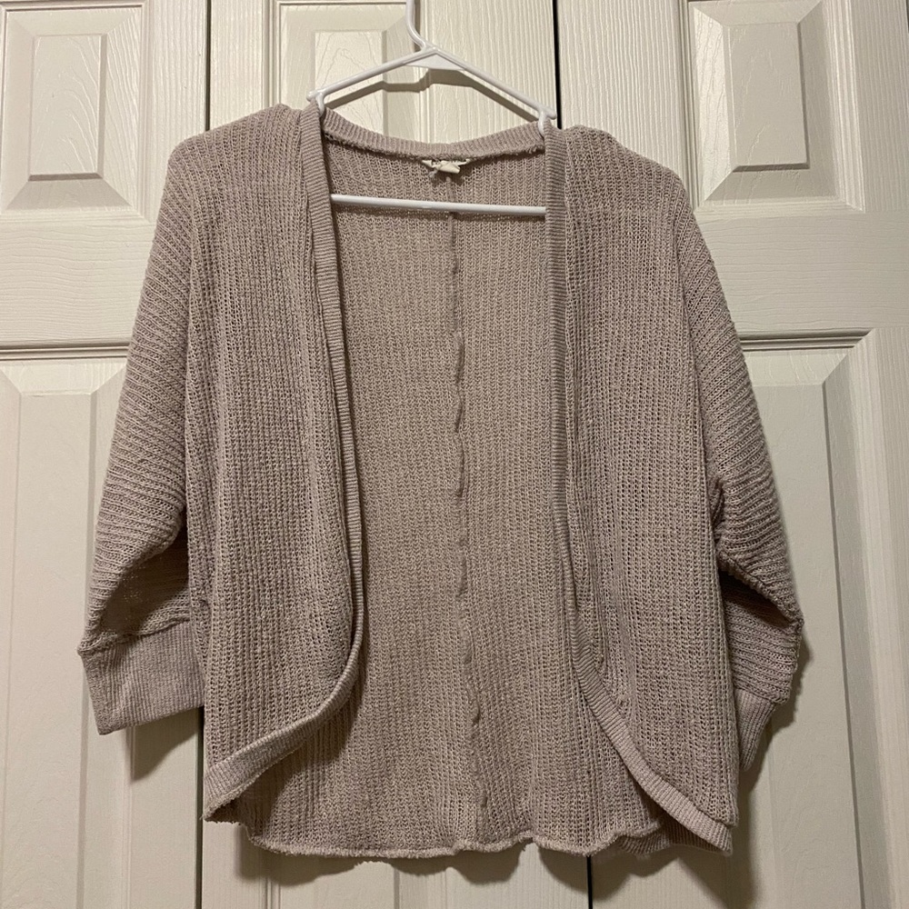 Aeropostale Cream Cardigan